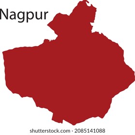 Map Of Nagpur City In India