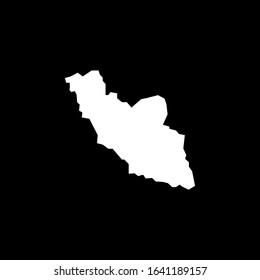 Map of Nakhchivan Azerbaijan Republic sign