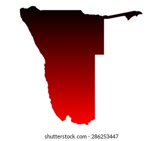 Map of Namibia