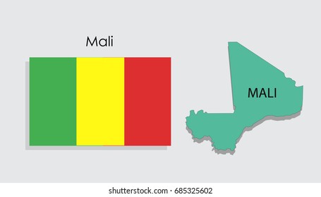 Map and National flag
