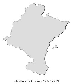 Map - Navarre (Spain)