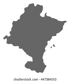 Map - Navarre (Spain)