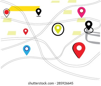 map and Navigation map 