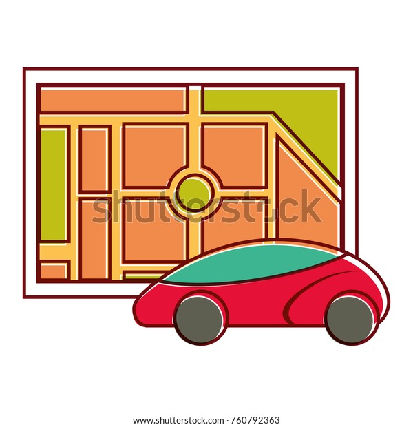 map navigation car web\
application