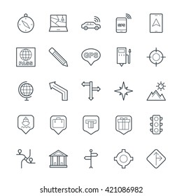 Map and Navigation Cool Vector Icons 2