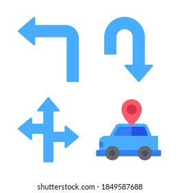 Mapa y navegación Iconos Set = Amo del pin, añadir el pin, cerrar el pasador, derecha. Perfecto para aplicaciones móviles de sitios web, iconos de aplicaciones, presentación, ilustración y cualquier otro proyecto.