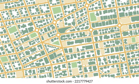 Map navigation to own house.View from above the map buildings. Detailed view of city from above. Graphic tourist map. City top view. Abstract background. Gps Flat style, Vector, illustration isolated.