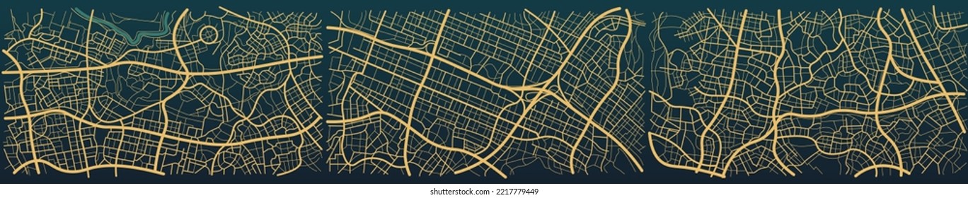 Map navigation to own house.View from above the map buildings. Detailed view of city from above. Graphic tourist map. City top view. Abstract background. Gps Flat style, Vector, illustration isolated.