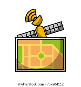 map navigation satellite signal application destination