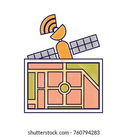 map navigation satellite signal application destination