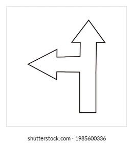 map and navigation symbol icon