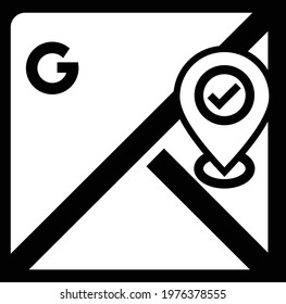 Map Navigation Technology Vector Illustration