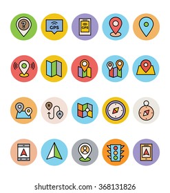 Map & Navigation Vector Icons 2