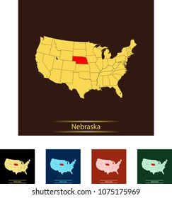 map of Nebraska