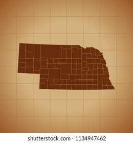 map of Nebraska