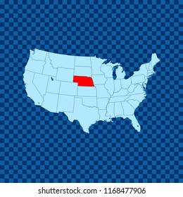 map of Nebraska