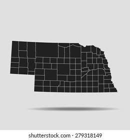 map of Nebraska