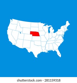 map of Nebraska