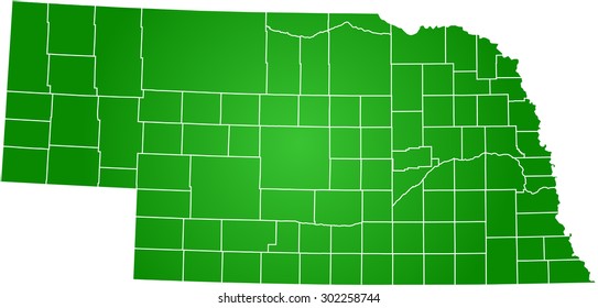 map of Nebraska