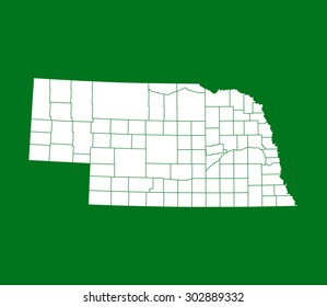 map of Nebraska