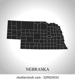 map of Nebraska