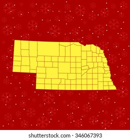 map of Nebraska