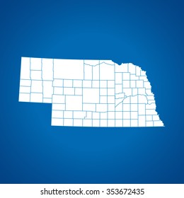 map of Nebraska