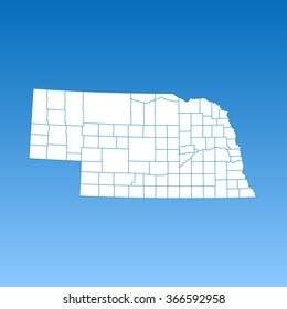 map of Nebraska
