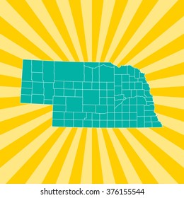 map of Nebraska