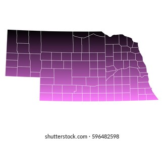 Map of Nebraska