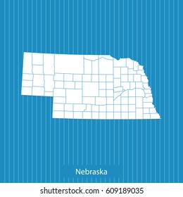 map of Nebraska
