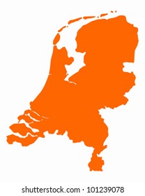 Map of the Netherlands