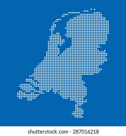 map of Netherlands