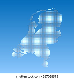 map of Netherlands