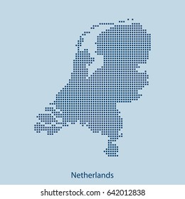 map of Netherlands