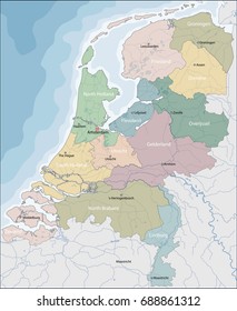 Map of Netherlands