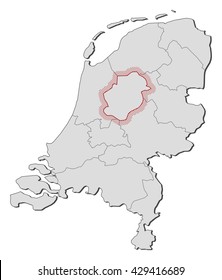Map - Netherlands, Flevoland