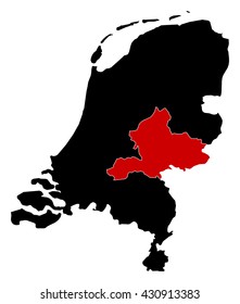 Map - Netherlands, Gelderland