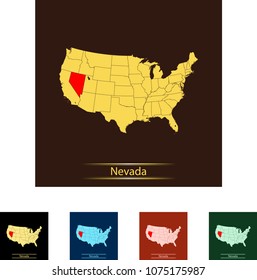 map of Nevada