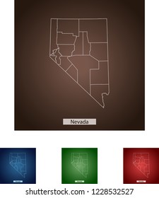 map of Nevada