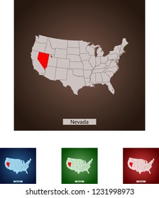 map of Nevada