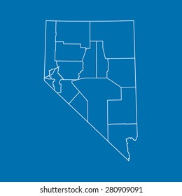 map of Nevada