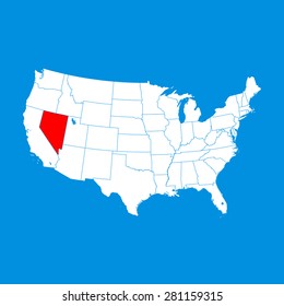 map of Nevada