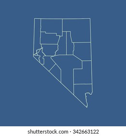 map of Nevada