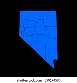 map of Nevada