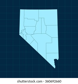 map of Nevada