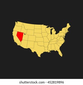 map of Nevada