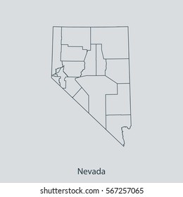 map of Nevada