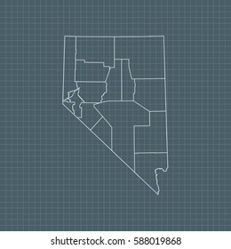 map of Nevada