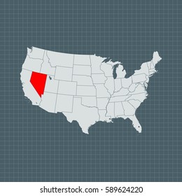 map of Nevada